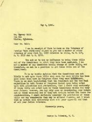 ["A letter from a veteran urging Congressman Schwabe to bring three bills benefiting veterans out of committee for consideration. Schwabe responds that he is not on the relevant committees, but will consider the bills if they come before the House. The veteran emphasizes the importance of the bills for veterans and urges Schwabe to take action."]