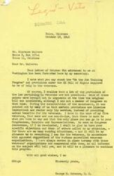 ["The document is a series of letters discussing concerns about the limitations on income for veterans under the G.I. Bill of Rights #346. The documents express frustration with the lack of benefits for veterans and call for action to be taken by Congress to address these issues. Congressman Schwabe, who has four veteran sons, is mentioned as someone who has worked on behalf of veterans in Congress. The documents highlight the need for change in legislation to better support veterans."]
