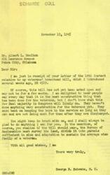 ["Mr. Schwabe received a letter from Mr. Moulton regarding a veterans' homestead bill that has not yet been acted upon. Schwabe expresses concern about the lack of support for veterans from the New Deal majority in Congress. He mentions that if the bill passes, the Bureau of Reclamation will survey the land and divide it into parcels for veterans. Mr. Moulton requests more information about filing for this land once the bill is passed."]