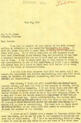 ["The first text is a letter from a congressman to a doctor, expressing his support for the medical profession and his opposition to any bill that seeks to control or socialize doctors. The congressman also mentions his close association with the medical community and assures the doctor of his continued support. The second text is a letter from a medical association member to the same doctor, discussing concerns about the Wagner-Dingell Bill and emphasizing the importance of independence and autonomy for the medical profession. The document requests the doctor's support in opposing the bill."]