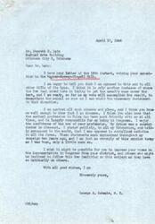 ["Dr. Lain writes to Representative Schwabe expressing his opposition to the Wagner-Murray-Dingell Bill, which he believes is a form of socialized medicine. He emphasizes the negative impact such legislation would have on public health and medical progress, and urges Schwabe to use his influence to oppose the bill. Schwabe responds, confirming his opposition to the bill and reiterating his commitment to preventing the implementation of socialized medicine. Both letters highlight the importance of maintaining the autonomy of the medical profession and preventing government interference in healthcare."]