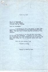 ["Mr. Bondurant writes to Congressman Schwabe expressing his opposition to the Wagner-Murray-Dingell Bill, which he believes promotes socialism and federal control over medicine and hospitalization. Congressman Schwabe responds, agreeing with Bondurant's views and advising him to contact his District Congressman to voice his opposition."]