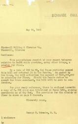 ["The document includes correspondence regarding a bill (S-502) that provides subsidies for flour. The House passed the bill, authorizing $190 million in subsidies, and it is now awaiting consideration by the Senate. There is urgency in passing the bill to remove uncertainty for businesses relying on the subsidy. Another letter discusses the Pace Bill, which includes farm labor in parity formulas for farm products, specifically affecting wheat prices. There is opposition to further subsidies and concern about the impact on prices and international competition. The recipient of the letters promises to study the bills and vote accordingly."]