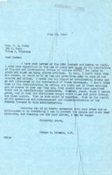 ["The document is a response to Mrs. W.C. Beaty's opposition to the use of grain and sugar in manufacturing liquors and intoxicating drinks. The writer agrees with her opposition and criticizes the government for allowing the use of scarce items for such purposes. The writer also suggests that distillers may have obtained sugar and grain through the black market due to mismanagement by the administration."]