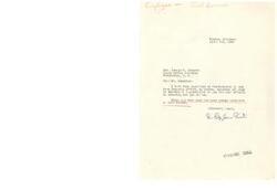 ["Mrs. Marlin is writing to Honorable  George B. Schwabe to thank him for securing her a job as a Clerk-Typist in the Farm Security Office in Pawnee, Oklahoma. She expresses her appreciation and thanks him for his prompt attention to the matter."]