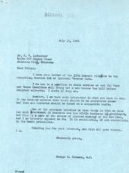 ["The document is a response from George B. Schwabe, M.C. to E. R. Ledbetter regarding tax exemption under Section 101 of the Internal Revenue Code. Schwabe expresses doubts about a new income tax bill being brought out before Congress adjourns and emphasizes the importance of all concerns being taxed on a comparable basis. He criticizes the government's involvement in business and expresses opposition to planned economy principles. Ledbetter's original letter to Schwabe highlighted the issue of tax-privileged competitors in America and requested that all insurance companies be taxed on the same basis. Ledbetter urged Schwabe to consider this matter and ensure fair taxation for all insurance companies."]