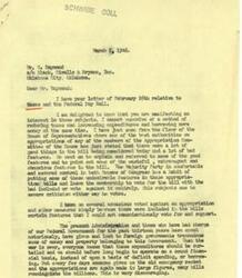 ["The document discusses concerns about government spending, borrowing, and deficits, as well as the need to reduce unnecessary expenses and employees. The writer expresses frustration with wasteful appropriations and calls for more responsible financial management. They also suggest influencing lawmakers to prioritize fiscal responsibility."]