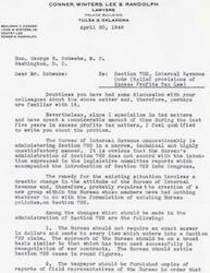 ["The document discusses concerns about the narrow and unsatisfactory administration of Section 722 of the Internal Revenue Code, specifically regarding excess profits tax matters. The author suggests changes in the administration of the code, such as settling cases in round figures and providing taxpayers with copies of field representatives' reports. The author recommends the Joint Committee on Internal Revenue Taxation present its views to the Secretary of the Treasury to address these issues without the need for legislative change."]