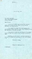 ["The document is a letter from George B. Schwabe, a Member of Congress, to Harry Campbell in response to a request for the latest income tax law. Schwabe is happy to comply with the request and sends Public Law 214 of the 79th Congress. He expresses his willingness to serve the people of his District and signs off with best wishes."]