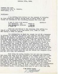 ["The document addresses concerns about income tax laws and how they are being interpreted, specifically in relation to exemptions and deductions. The writer feels that the current laws are contradictory and deceptive, and urges Congress to review and clarify them to protect taxpayers. The writer also expresses frustration with the lack of response from Senator Moore and emphasizes the impact these tax laws have on ordinary citizens."]