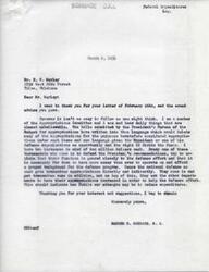 ["The document discusses concerns about the President's budget and the potential increase in taxes for non-military expenses. The writer expresses frustration over the language in the appropriations bills and the significant funds being allocated to defense efforts. They emphasize the need for Congress to reduce non-military expenditures and keep taxes at a level that encourages productivity. There is a fear that approving the budget as is could lead to the implementation of socialistic programs and a loss of constitutional government and freedom of enterprise. Senator Byrd has proposed a plan to cut billions of dollars from the budget without affecting national defense. The writer urges Congress to consider this approach and prioritize national defense while reducing non-military spending."]