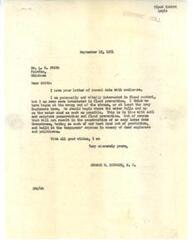 ["The document  discusses the importance of flood prevention and control, highlighting the need to focus on water shed management and reservoir construction to minimize flood damage. It urges readers to write to their congressmen to support flood control plans in the Marais des Cygnes valley and emphasizes the necessity of reservoirs in preventing floods. The document  also mentions the limited effectiveness of soil conservation in flood control and asks for support in the form of letters to senators and representatives."]