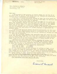 ["The author opposes the building of Tuttle Creek Dam and other dams in Kansas, arguing that a Complete Watershed Program with retention dams would be more effective in protecting fertile land and preventing soil depletion. They believe that the national budget should be cut and non-essential expenditures on large dams should be eliminated. The author also expresses concern about the increasing population and the power of the corps of engineers, advocating for a more sustainable approach to water management."]
