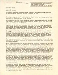 ["The document  discusses the importance of preventing floods on agricultural land through the use of small dams and other conservation measures rather than relying on large downstream dams. The author criticizes the outdated beliefs of flood control engineers who prioritize big dams over smaller, more effective solutions. The document  also highlights the influence of powerful lobbies in Washington and calls for more transparency and access to information regarding flood control methods."]