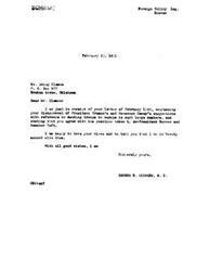 ["The document  is a letter from George Schwabe to Ewing Clemon, in which Schwabe expresses agreement with Clemon's disapproval of President Truman's and Governor Dewey's suggestions to send troops to Europe in large numbers. Schwabe aligns himself with the views of former President Hoover and Senator Taft. Clemon also mentions his belief in the importance of prayer and faith in the face of potential persecution."]