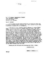 ["The document from George B. Schwabe expresses his opposition to the Local Health Units Bill, H. R. 274, arguing that Oklahoma should be able to handle its own health problems without federal funding. On the other hand, Dr. G. F. Mathews, Commissioner of Health, advocates for the bill, stating that it is necessary to provide adequate health services to rural areas in Oklahoma. Mathews emphasizes the importance of public health in improving the overall health of the population and urges Schwabe to support the legislation."]