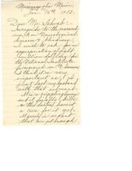 ["Dorathy Ukkenen from Minneapolis is requesting an appropriation of eight million dollars for research on neurological diseases, specifically blindness. She emphasizes the urgency of finding a cure for these diseases, as her husband recently passed away from a crippling neurological ailment. She believes that funding for research in 1953 is crucial to helping those affected by nerve diseases and hopes for the support of Mr. Schwab in this endeavor."]
