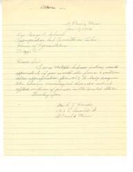 ["The two letters are requests for funding for neurological diseases, specifically multiple sclerosis. The writers urge Representative George B. Schwab to support appropriations totaling $46 million for research and treatment of neurological disorders. They emphasize the importance of funding for finding a cure and providing relief for those suffering from these debilitating diseases."]