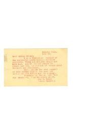 ["Jay W. Baker, a wheelchair-bound individual with multiple sclerosis, is writing to George Schwab to thank him for his past support of a bill for research on neurological diseases and blindness. He is asking for future aid and support for this cause."]