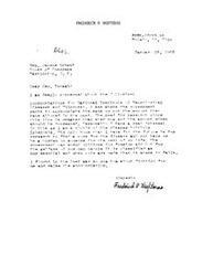 ["Frederick B. Heitman writes to Representative  George Schwab expressing concern about potential cuts to appropriations for the National Institute of Neurological Disease and Blindness. He emphasizes the importance of research funding, particularly in finding a cure for Multiple Sclerosis, which he suffers from. He questions the government's priorities in allocating funds and urges for an increase in funding for domestic welfare."]