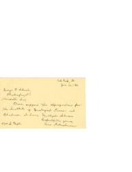 ["The document is requesting support for appropriations for the Institute of Auxological Discuss and Blindness, as well as for multiple Sclerosis. It is signed by Vera Hatterhowsen and includes the address of 434 So. Maple."]