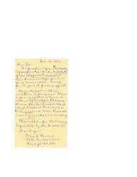 ["The document is requesting support for an $8,000,000 appropriation to the Institute of Neurological Diseases and Blindness, expressing personal interest in the matter due to a young relative with a rare disease. The writer urges Representative  Schwabe to vote for the requested amount and thanks him for his support."]