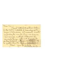 ["The document is a plea for funding for research at the National Institute of Neurological Diseases and Blindness. The writer suggests that finding a cure for a single disease could save the government money in caring for veterans and others affected by the disease. The plea is signed by Mrs. J. Love from Madelon, NJ."]