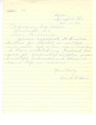 ["Mrs. R. 2. Times is writing a letter to Congressman G.B. Schwab asking for 8 million dollars in funding for research on multiple sclerosis and other nerve disorders. She mentions her husband's struggle with multiple sclerosis and the need for advancements in research."]