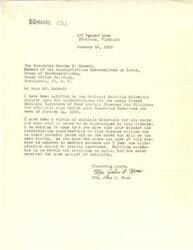 ["Mrs. John A. Noon, a victim of multiple sclerosis, is writing to urge the Honorable George B. Schwab to give earnest consideration to increasing appropriations for the newly formed National Institute of Neurological Diseases and Blindness. She highlights the seriousness of multiple sclerosis and the lack of support and publicity compared to other diseases like polio."]