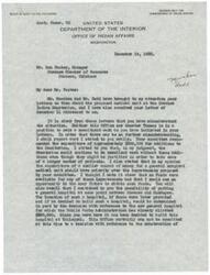 ["The Assistant Commissioner of Indian Affairs responds to a letter from Don Foster regarding the proposed medical unit at the Shawnee Indian Sanatorium. He clarifies that there are no funds available for the proposed improvements and that the priority should be a general surgical medical unit over other additions. He also mentions the possibility of a general hospital between Shawnee and Muskogee, but no commitments can be made at this time. The Commissioner emphasizes that no plans for additional facilities should be made until the current hospitals are completed and in operation."]