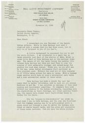["The text is a letter from H.A. Lloyd to Honorable Elmer Thomas discussing a scheme in Palm Springs involving the opening of a highway that would increase the value of Indian-owned lands. The letter outlines the plan to switch the Indians to other lands and acquire the valuable sections for development. Lloyd emphasizes the potential value of the land for ranching and farming and expresses concern about the Indians being robbed of their holdings. He asks for Thomas' assistance in ensuring the Indians are not taken advantage of."]
