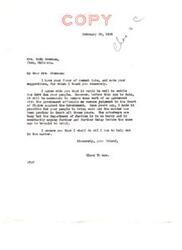 ["The text includes correspondence between individuals and Senator Elmer Thomas regarding settlements and funds owed to Choctaw and Chickasaw Indian tribes in Oklahoma. There are discussions about legal matters, land disputes, and the need for per capita payments to tribal members. The letters express frustration over delays and the need for action to ensure that the tribes receive what is owed to them."]