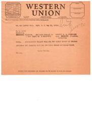 ["The text provides information about different classes of service offered by the Western Union Telegraph Company, including domestic, cable, telegram, night letter, day letter, deferred, and ship radiogram services. The terms and conditions for each service are outlined, including rates, delivery times, and special terms. Customers are advised to check the class of service desired before sending a message to ensure it is transmitted correctly."]