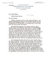 ["The Education Division of the United States Department of the Interior's Office of Indian Affairs is planning small-scale irrigation schemes at Fort Sill, Riverside, and Cheyenne and Arapaho schools in western Oklahoma. The goal is to improve agricultural conditions by providing water to garden crops during dry periods. The Education Division believes it is important for young Indians to participate in constructing and planning the irrigation systems."]