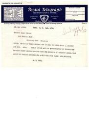 ["The text provides information about different classes of services for sending telegrams, cables, and letters through the Postal Telegraph-Cable Company. It also includes terms and conditions for transmission, delivery, and rates for different types of messages such as day letters, night letters, and deferred rate messages. The text emphasizes the importance of checking the class of service desired to ensure proper transmission and delivery of messages. Additionally, it outlines the responsibilities and liabilities of the company in handling messages and provides instructions for sending different types of messages."]