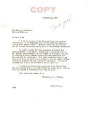 ["Thoms is pleased with the progress at the local Indian school but believes there is more work to be done. He suggests that the Superintendent of the school make a recommendation to the Agency at Anadarko, which can then be forwarded to Washington for approval. Thoms assures Campbell that he will do his best to help with the additional building program. He also expresses relief that Campbell has had rain and asks to be kept updated on conditions."]