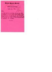["Miss Alberta Botone wrote a letter to Senator Elmer Thomas thanking him for helping to secure a new building for Riverside Indian School in Anadarko, Oklahoma. Senator Thomas responded, expressing his gratitude for the invitation to visit the school and mentioning that he hopes to do so after Congress adjourns."]