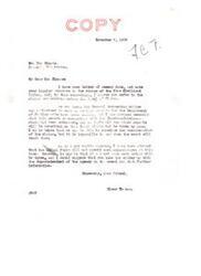 ["Ben Choate inquires about the claims of the Five Civilized Tribes pending before the Court of Claims, and Elmer Thomas responds that reports have been submitted and the consideration of the claims may be expedited, but it is uncertain when the court will reach them. He also mentions that per capita payments are not possible at the moment due to lack of funds, but may be considered at a later date. Ben Choate seeks more information on the matter and requests a prompt response from Elmer Thomas."]