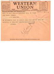 ["The company will receive feedback from 113 patrons regarding its services. The text includes information about different classes of service, symbols used in telegrams, and the filing and receiving times for telegrams. The message received is from a U.S. Senator regarding attorney fees in a case, which will be reported at the earliest convenience. The text also mentions that sending money via telegraph or cable is the quickest, surest, and safest way."]