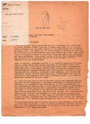 ["The letter discusses a conference with Peter Micco of the Seminole Tribe of Indians regarding the establishment of a restricted Indian trust. It also mentions the potential investment of trust funds in Oklahoma real estate loans and the selection of appraisers for this purpose. Additionally, it discusses the consideration of a first mortgage real estate loan in Sedalia, Missouri, and the evaluation of Oklahoma farm loans."]