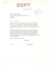 ["The letter is a response to a recommendation for the construction of a General Hospital at the Shawnee Indian Agency. The author explains that it is currently difficult to secure funds for new construction due to the Government building hospitals for soldiers. However, they express support for the project and promise to pursue it when possible."]