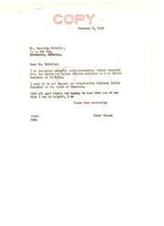 ["The letter acknowledges the receipt of a communication regarding the Indian Hospital at Talihina and informs that it is not planned to transfer the hospital to the State of Oklahoma. The recipient is thanked for their interest in the health and welfare of the Indians."]