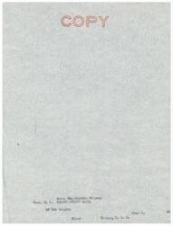 ["Two copies of a shipping receipt from American Railway Express Company in Washington D.C. Senate Office Building, one for 13 lbs. weight and the other for one box containing a Navajo rug and plaque, both addressed to Elmer Thomas, U.S. Senator."]