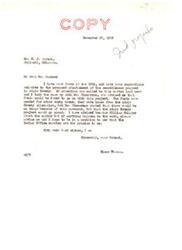 ["Carson wrote to Senator Elmer Thomas expressing concern about the abandonment of a resettlement project in Adair County. Senator Thomas reassured Carson that funds would be found to continue the project and advised him to contact him if any issues arise. Senator Thomas also informed Carson that he had discussed the matter with Zimmerman and that the project would proceed as planned."]