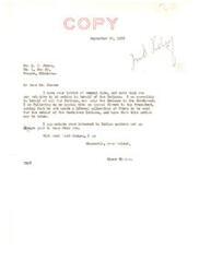 ["The letter is from L. W. Jones to Senator Elmer Thomas, expressing concern about the destitution, graft, and corruption among Oklahoma Indians under the Shawnee Indian agency. Jones mentions previous complaints made to the Commissioner of Indian Affairs and other officials, as well as ongoing investigations by Special Agent Shipley. He urges Senator Thomas to take action and address the situation with the Secretary of the Interior."]