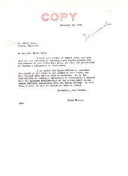 ["Chili Fish, Assistant Chief of the Seminole Tribe in Oklahoma, is inquiring about the possibility of securing a per capita payment for tribe members and sending a delegation to Washington. Senator Elmer Thomas is requesting information from the Indian Office in order to advise Chili Fish further on the matter. Chili Fish is also requesting Senator Thomas to sponsor a bill for the per capita payment and to provide information on the funds held by the Indian Bureau. Senator Thomas is considering the request and will advise on the advisability of sending a delegation to Washington."]