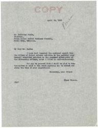 ["The Ponca Indian Business Council sent a petition to Senator Elmer Thomas requesting assistance to prevent the removal of the Disbursing department from the Pawnee Indian Agency to a remote location. The Office of Indian Affairs clarified in a letter to Senator Thomas that the decision to consolidate disbursing activities under the Division of Disbursement was made by the President, not the Office of Indian Affairs. The Council expressed concerns about the inconvenience and hardship this move would cause for tribal members, and requested that the department be relocated to a more accessible location. Senator Thomas assured the Council that he would keep their concerns in mind and work towards finding a solution."]