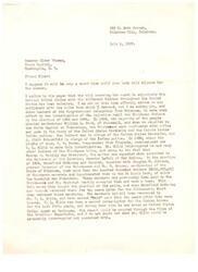 ["The author is urging Senator Elmer Thomas to investigate the injustices suffered by the Chickasaw Indians in the elections of 1902 and 1904. He details instances of corruption and fraud during these elections, and mentions a previous investigation that was squashed. He suggests that information about these events can be found in the files of the Interior Department, and offers the services of a secret investigator who has worked with the Indian Bureau for fifty years."]