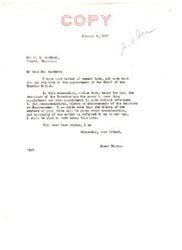 ["The letter states that the appointment of the Chief of the Choctaw Nation is made by the Secretary of the Interior without the influence of Senators or Congressmen. The writer assures the recipient that the wishes of the tribe members will be considered and offers to assist if needed."]