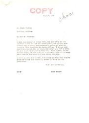 ["Needham expresses concern about the sale of Indian lands, specifically timbered lands in Oklahoma, at their appraised value from 1912 without considering the growth and value of the timber since then. He requests an investigation into the timber that has been removed from the land and requests that the sale be postponed until mineral rights are reserved. Senator Elmer Thomas assures Needham of his cooperation and assistance in the matter."]